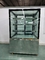 Custom Pastry Display Merchandiser With 3PCS Up Glass Shelves
