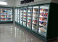 Efficient Upright Glass Door Freezer Supermarket Display Freezer CE Certification